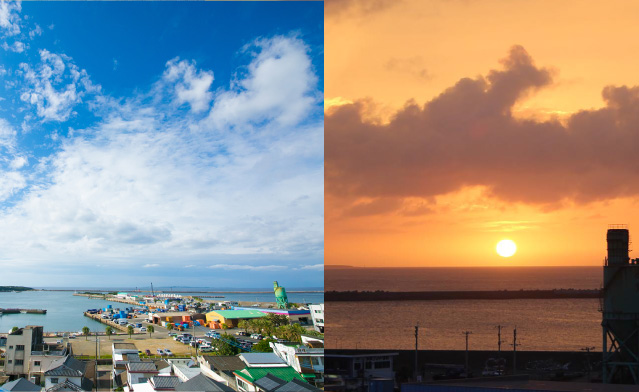 西之表港から最短アクセス ロケーション